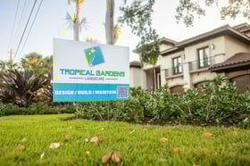 landscape maintenance front of house sign 1