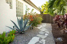 stone gravel walkway landscape beds 4